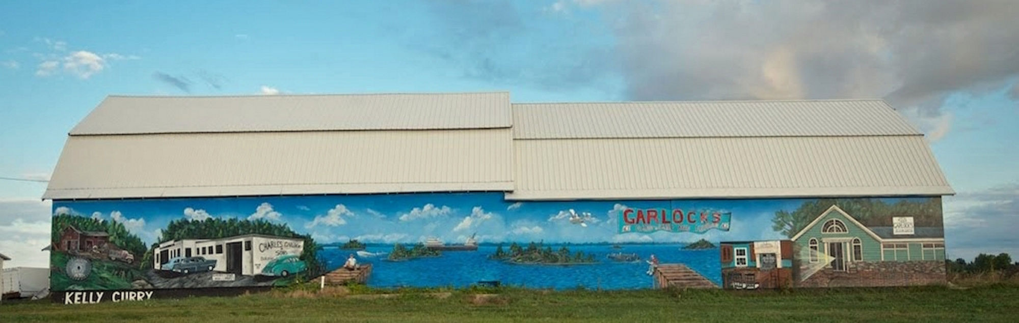 St. Lawrence River area mural artist goes with the artistic flow